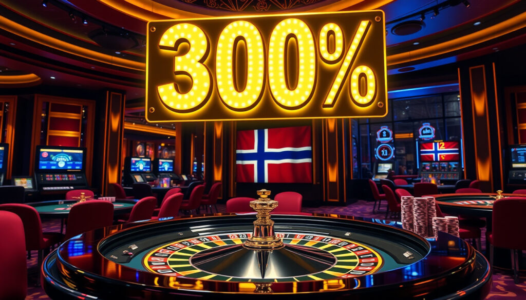 300% Casino Bonus i Norge – Guide 2025