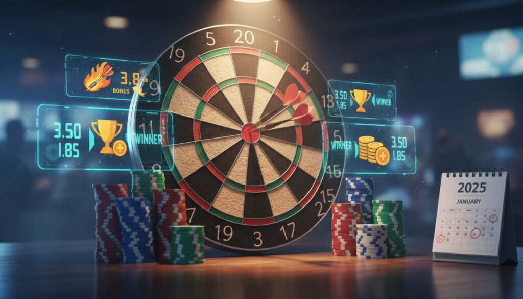 Betting Sider Darts – Beste Odds, Bonuser og Tips 2025