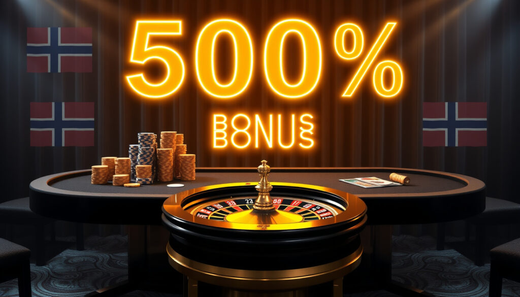 Casino Bonus 500 – Beste 500% Tilbud for Norske Spillere