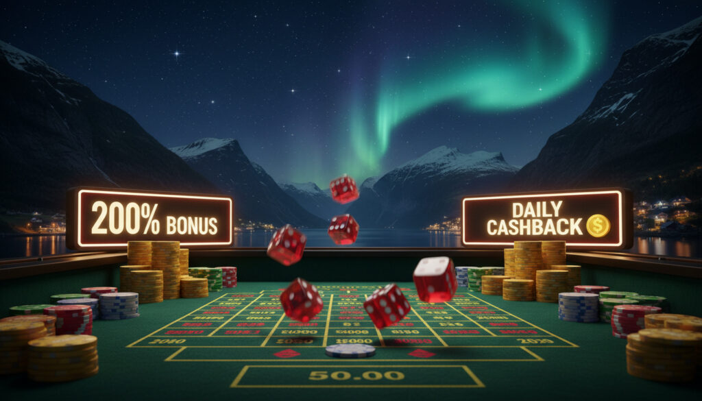 Casino Norge Reddice – 200% Bonus og Daglig Cashback