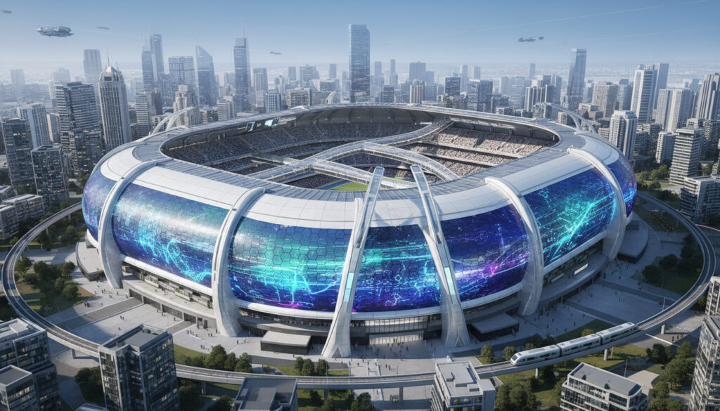 Lusail Stadion Arkitektur Og Teknologi