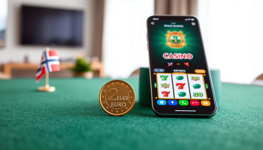 Minimum deposit 2 euro casino – guide for norske spillere 2026