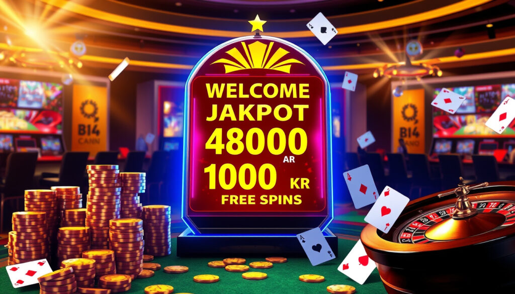 Playfina Casino: Velkomstbonus opptil 48 000 kr + 1000 FS
