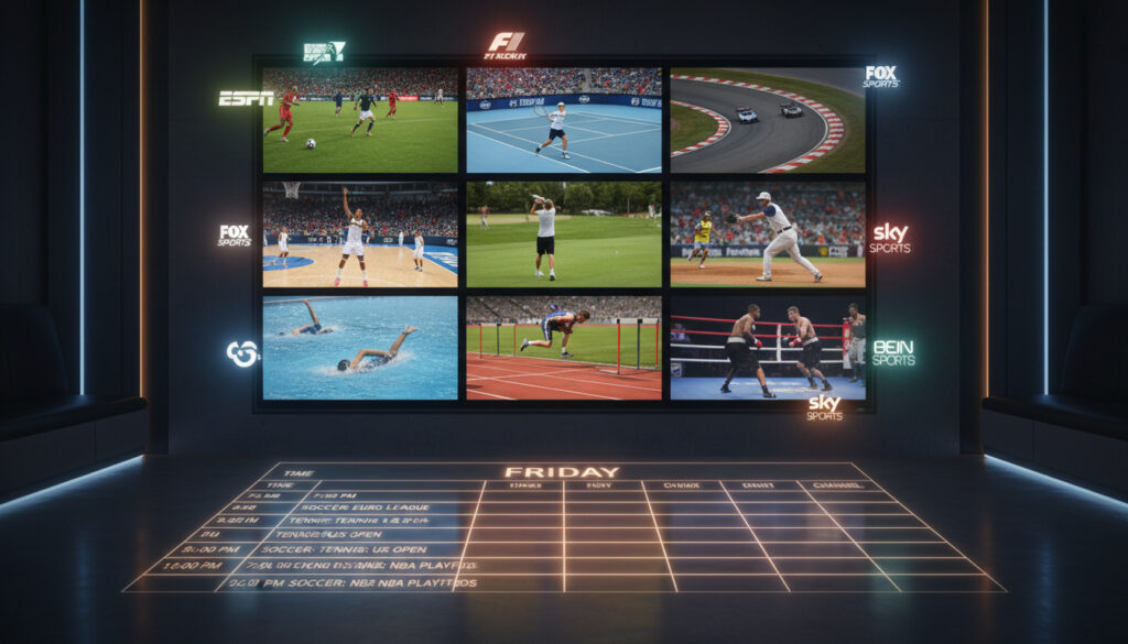 Sport på TV Fredag – Komplett Oversikt Alle Kanaler
