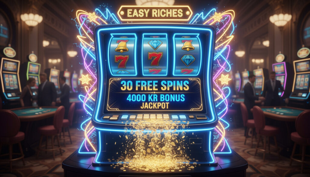 Energy Casino – 30 Freespins Uten Innskudd og 4000 kr Bonus