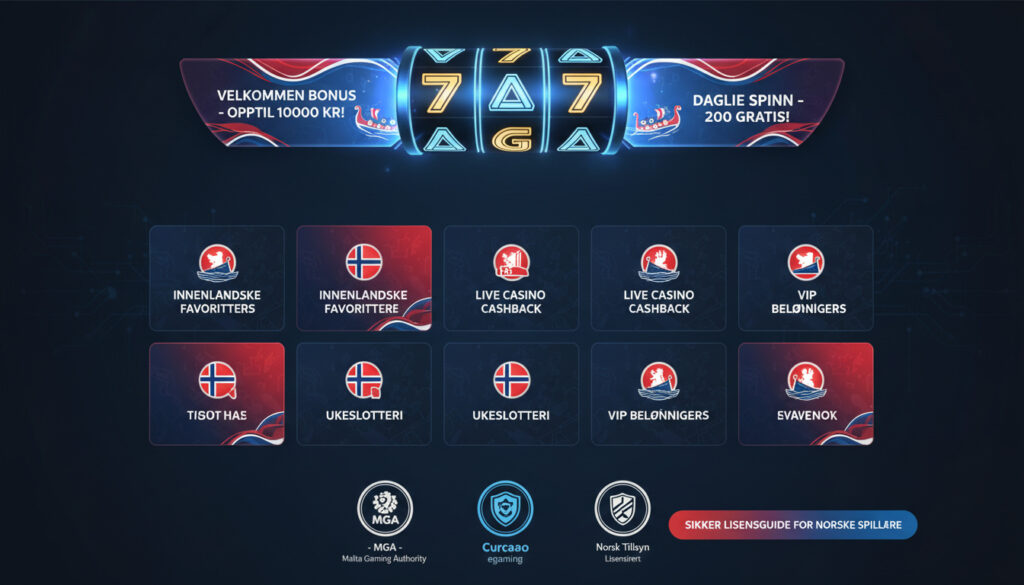 Nine Casino Bonuser og Lisensguide for Norske Spillere