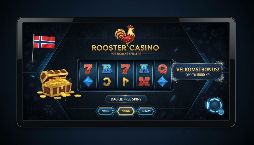 Rooster casino guide for norske spillere