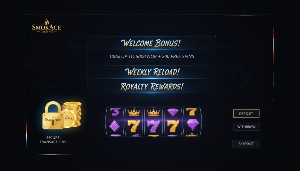 Smokace casino guide for norske bonuser og sikkerhet