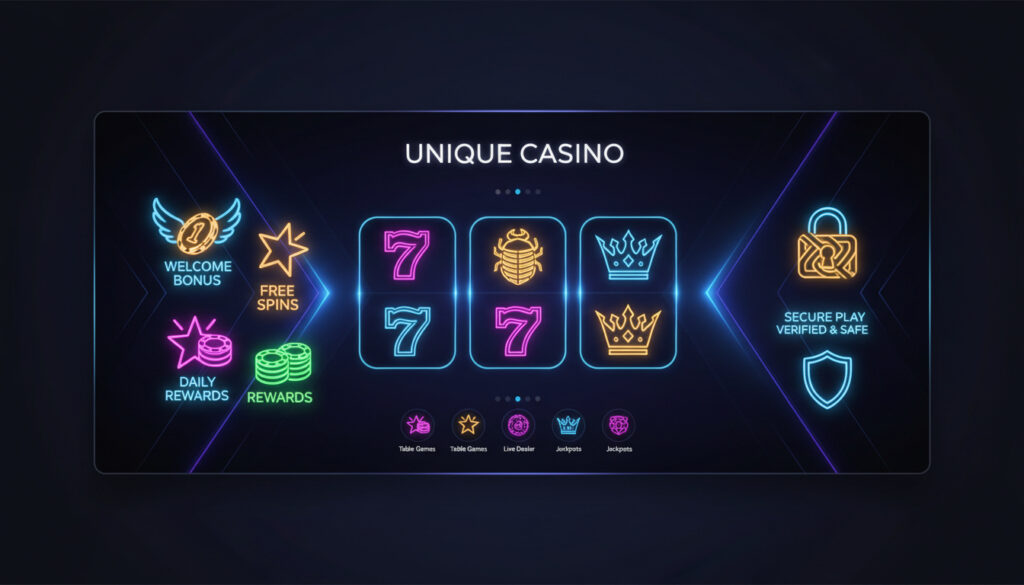 Unique Casino Bonuser og Trygg Spillopplevelse